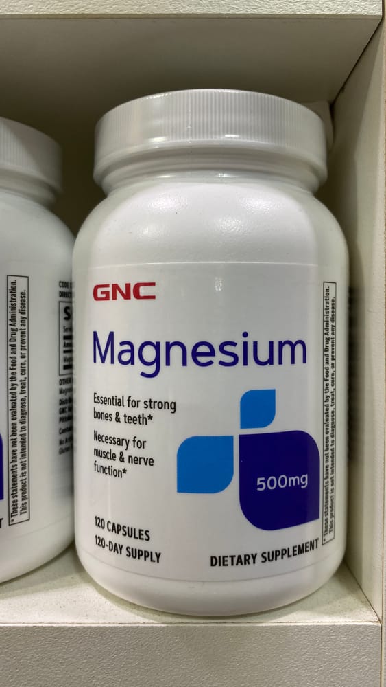 GNC Magnesium 500MG 1200Caps