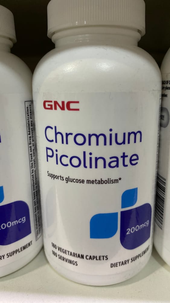 GNC Chromium Picolinate 200MCG 180Caps