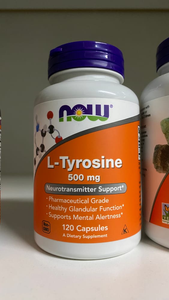 Now L-Tyrosine 500MG 120Caps