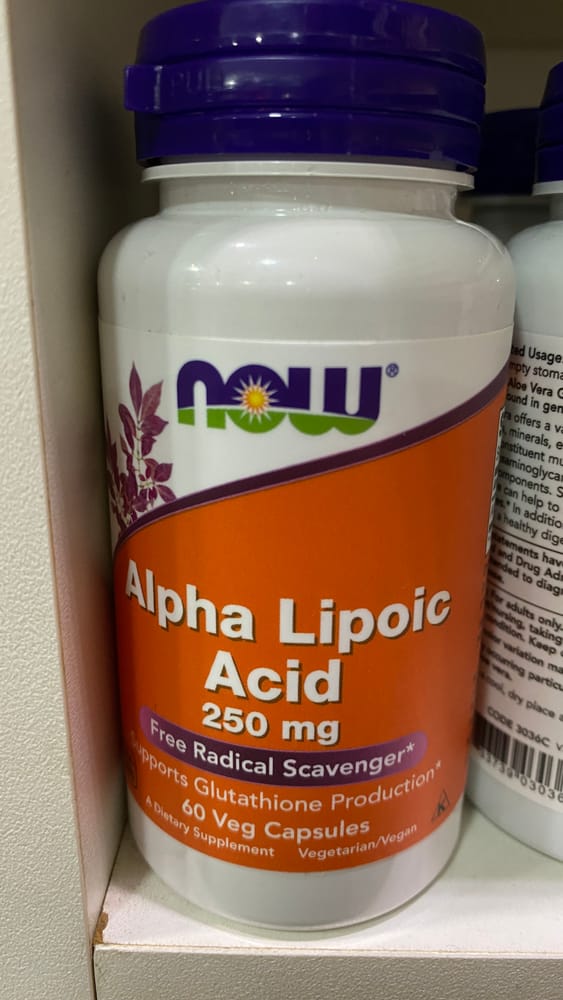 Now Alpha Lipoic Acid 250MG 60Caps