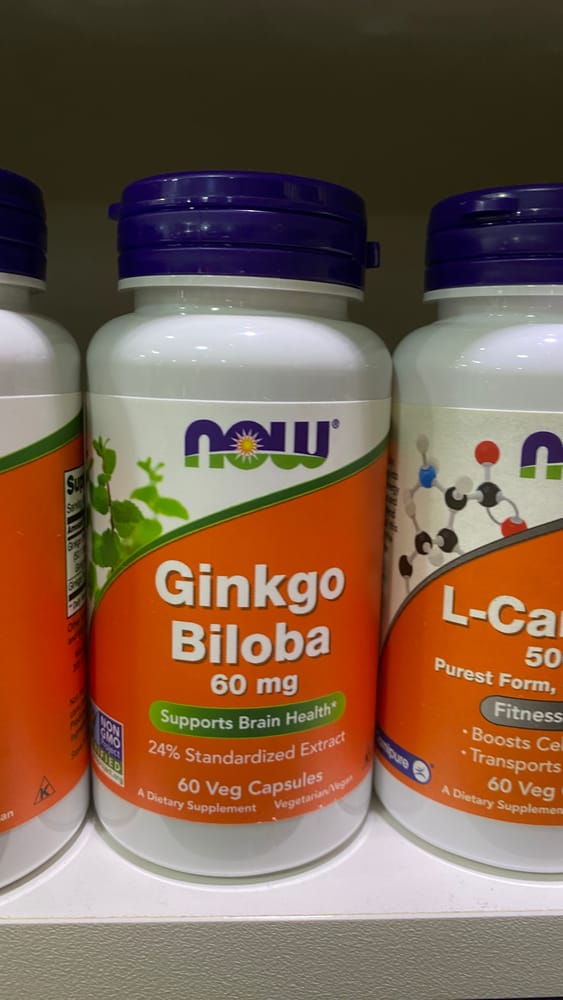 Now Ginkgo Biloba 60Caps