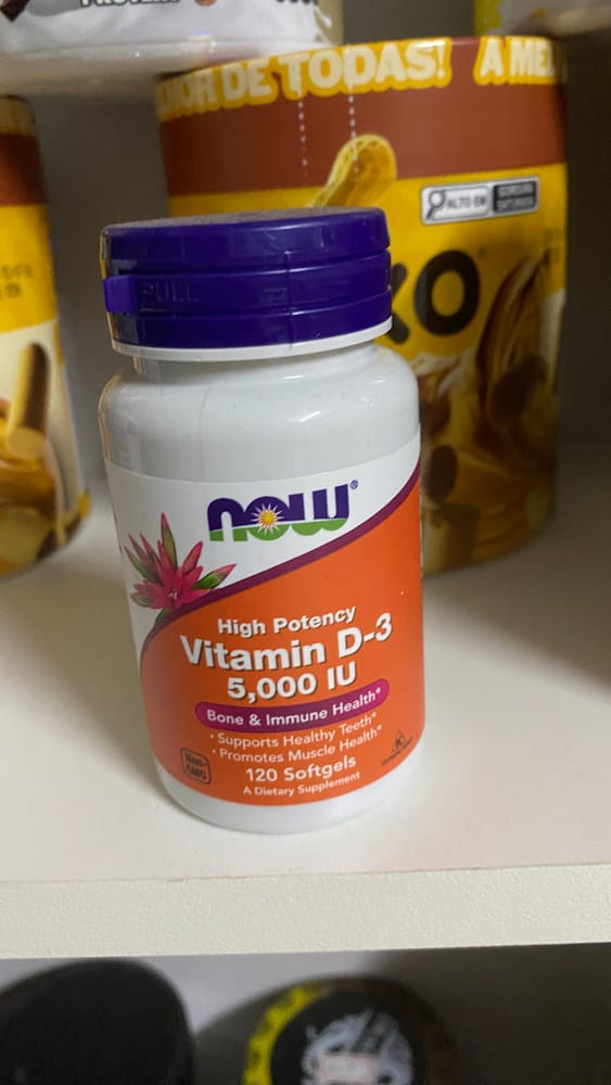 Now Vitamina D-3 5,000IU 120Caps