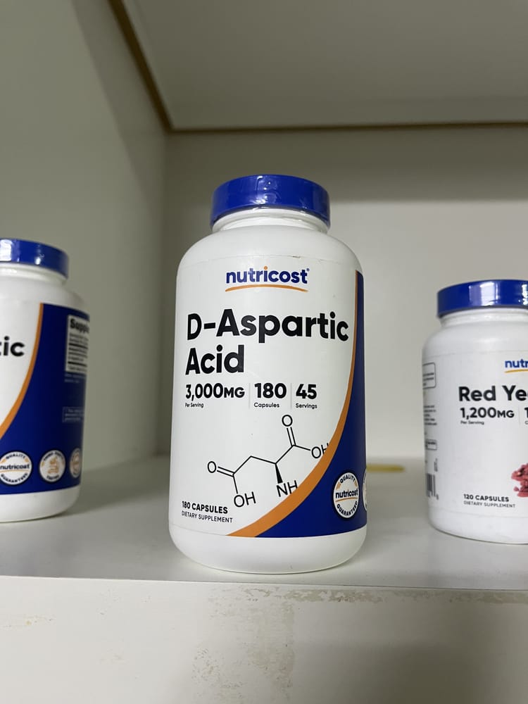 Nutricost D-Aspartic Acid 180Caps