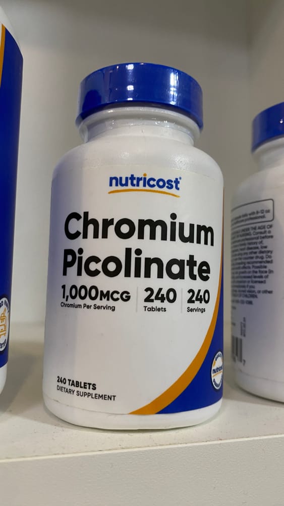 Nutricost Chromium Picolinate 1,000MCG 240Caps