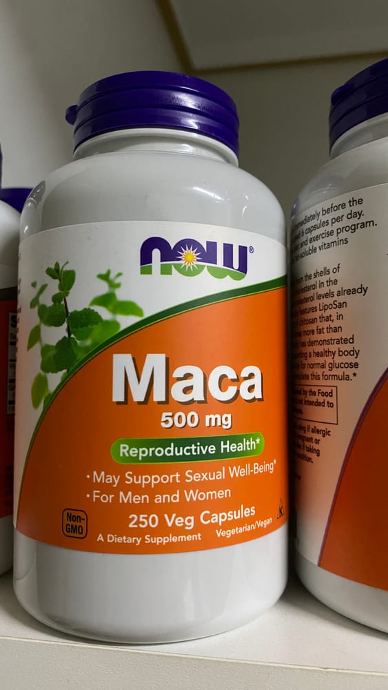 Now Maca 500MG 250Caps